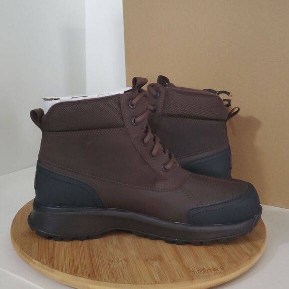 UGG Men's Emmett Waterproof Leather Duck Boot Stout Size 9 NIB - Picture 8 of 14